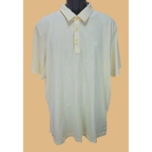 Travis Mathew Mens Yellow Polo XXL Pima Cotton Blend